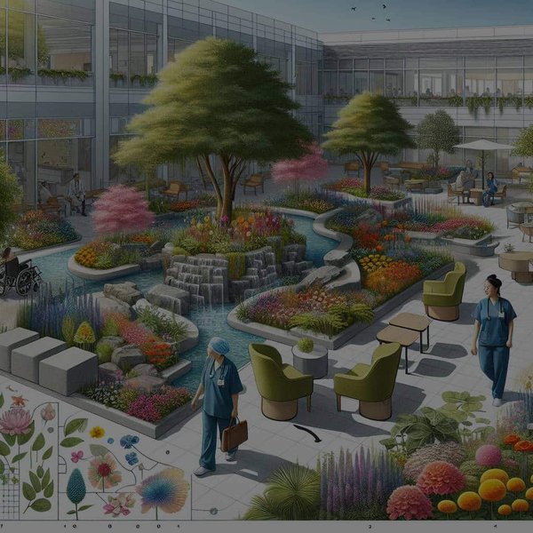 Does the Design of Healing Gardens in Hospitals Enhance Patient Recovery and Well-being?